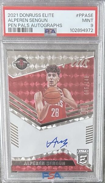 Alperen Sengun (2021 Donruss Elite) PSA 9 - 1