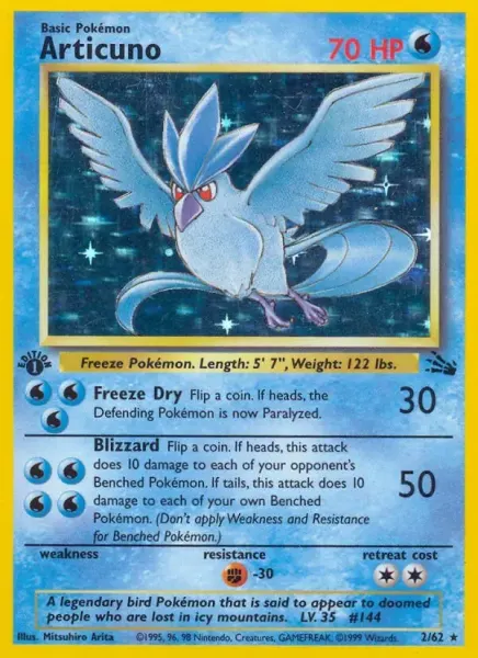 Articuno (Fossil 02/62) - 1