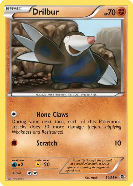 Drilbur (Emerging Powers 54/98) - 1