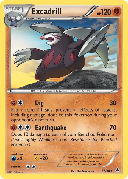 Excadrill (Emerging Powers 57/98) - 1