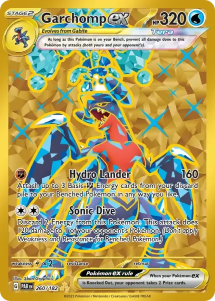 Garchomp ex (Paradox Rift 260/182) - 1