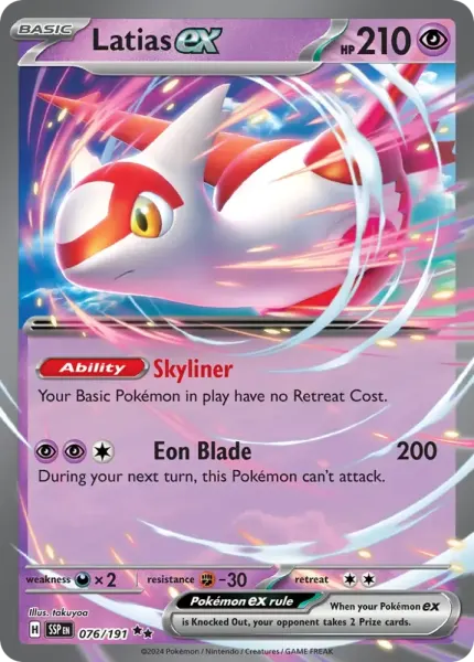 Latias ex (Surging Sparks 076/191) - 1