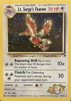 Lt. Surge's Fearow (7/132)