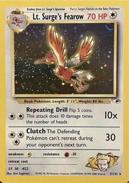 Lt. Surge's Fearow (7/132) - 1