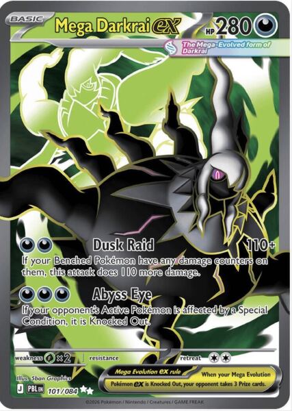 Mega Darkrai ex (101/084) - 1