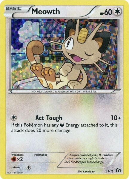 Meowth (11/12) McDonald's Promos - 1