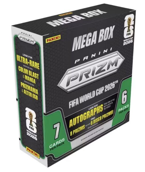 Panini Prizm Fifa World Cup 2026 Mega Box - 1