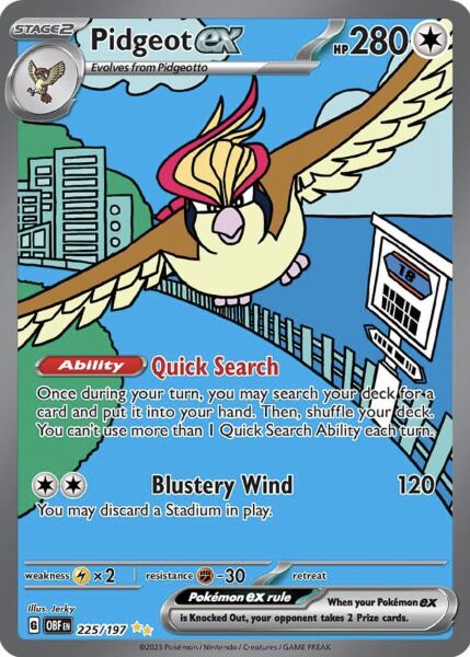Pidgeot ex (225/197) - 1