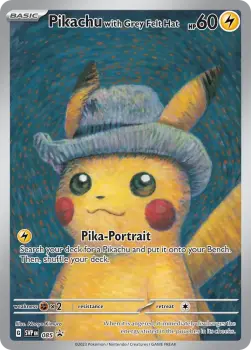 Pikachu with Grey Felt Hat (Scarlet & Violet Black Star Promos 85)
