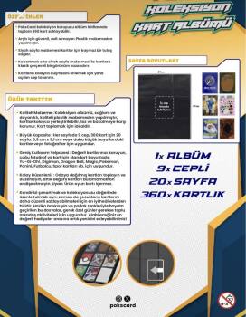PoKS Card Albumu Kirmizi  - 3