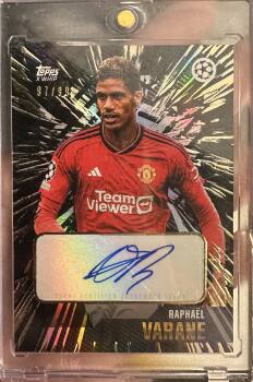 Raphael Varane Certified Autograph (Topps & Whip)