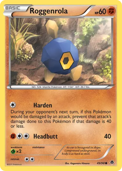 Roggenrola (Emerging Powers 49/98) - 1