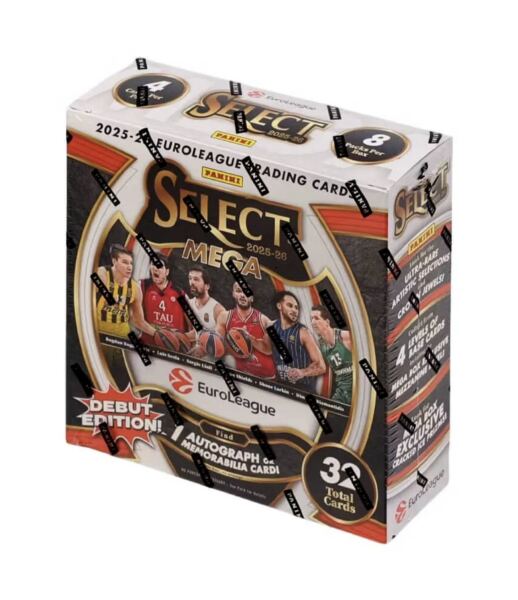 Select Panini 25-26 Euroleague 8 Packs - 1