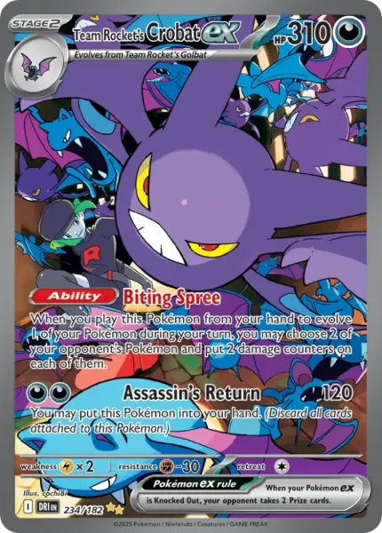 Team Rocket's Crobat ex (Destined Rivals 234/182) - 1