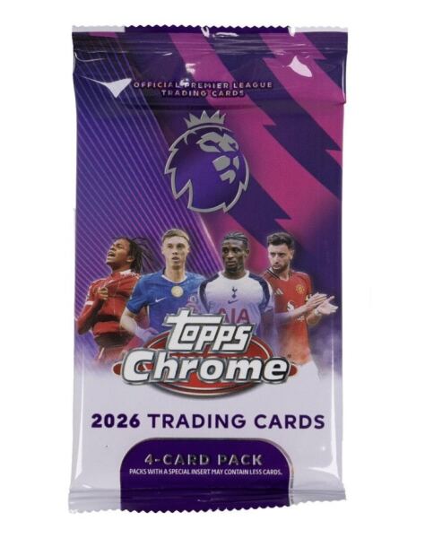 Topps Chrome 2026 Premier League Booster Pack - 1