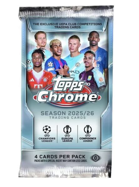 Topps Chrome Season 25/26 Booster Pack - 1