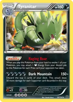Tyranitar (Fates Collide 56/124)
