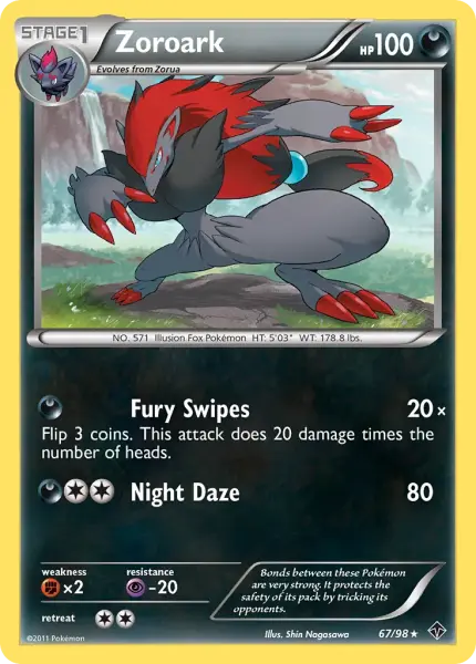 Zoroark (Emerging Powers 67/98) - 1