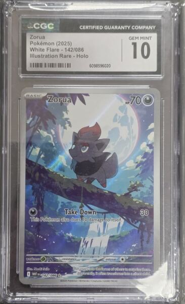Zorua (142/086) CGC 10 - 1